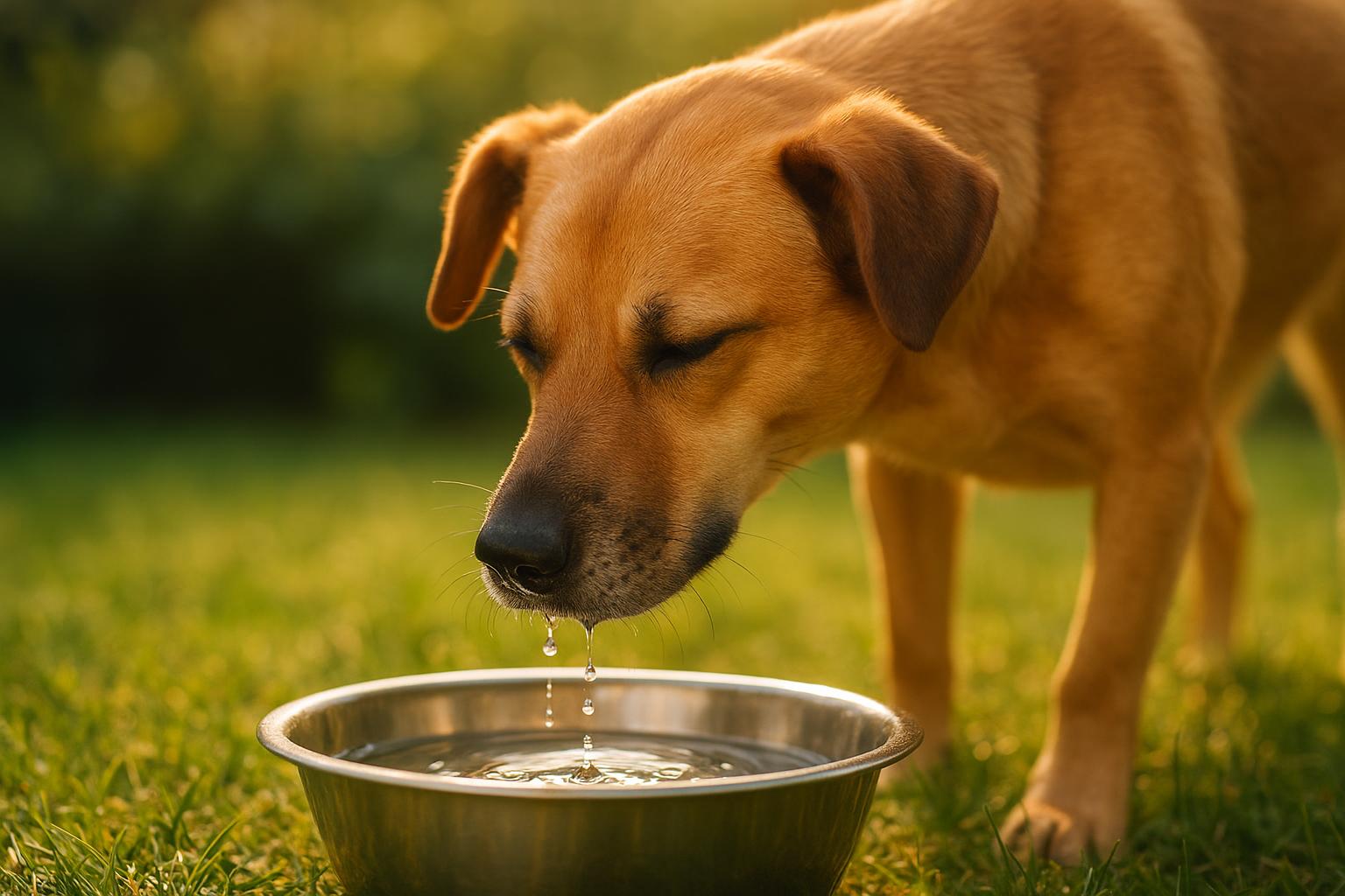 Quanta acqua deve bere un cane al giorno? Segnali di disidratazione e di eccesso