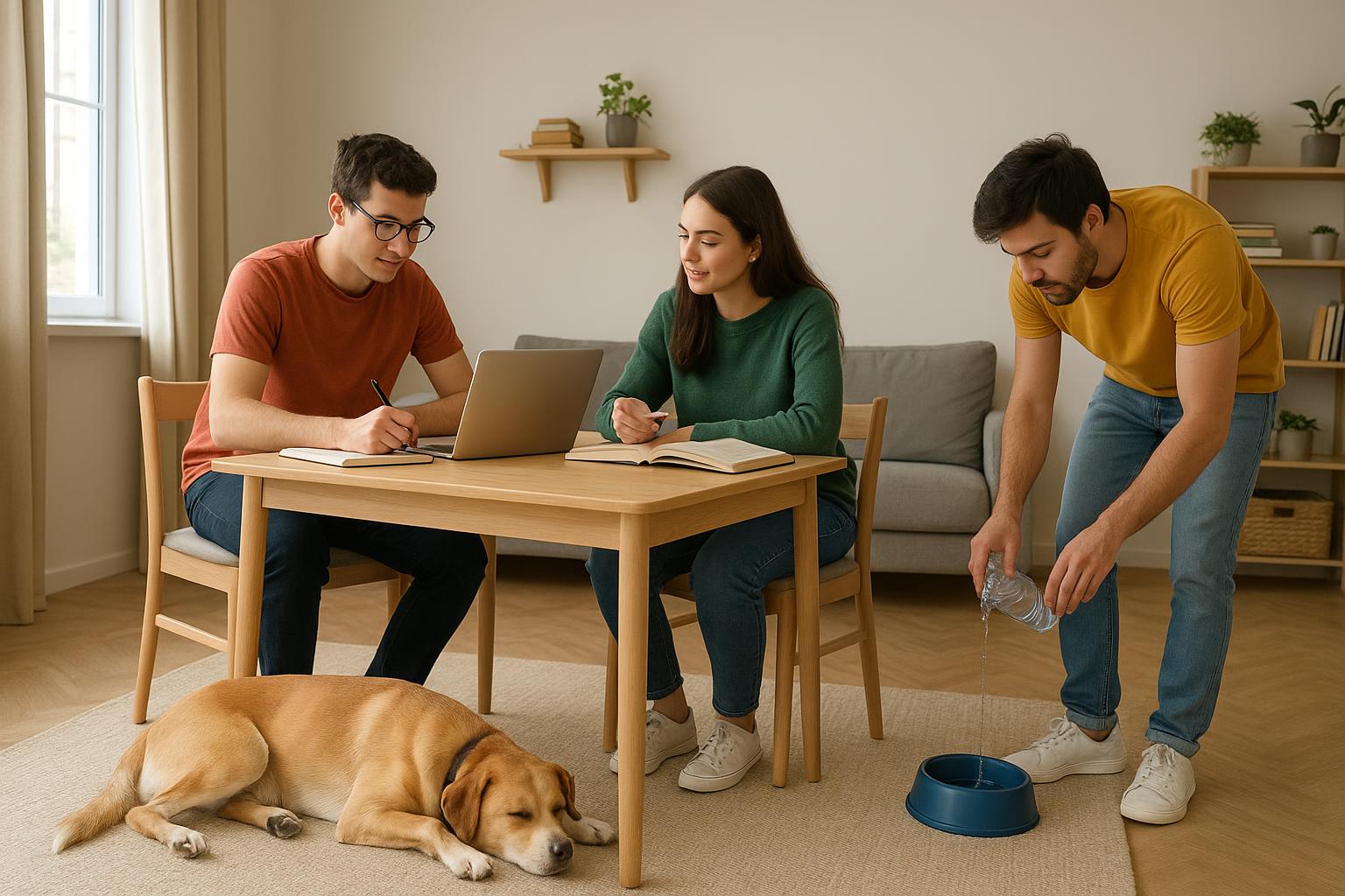 Vivere con un pet quando si è coinquilini studenti: divisione di spese e responsabilità