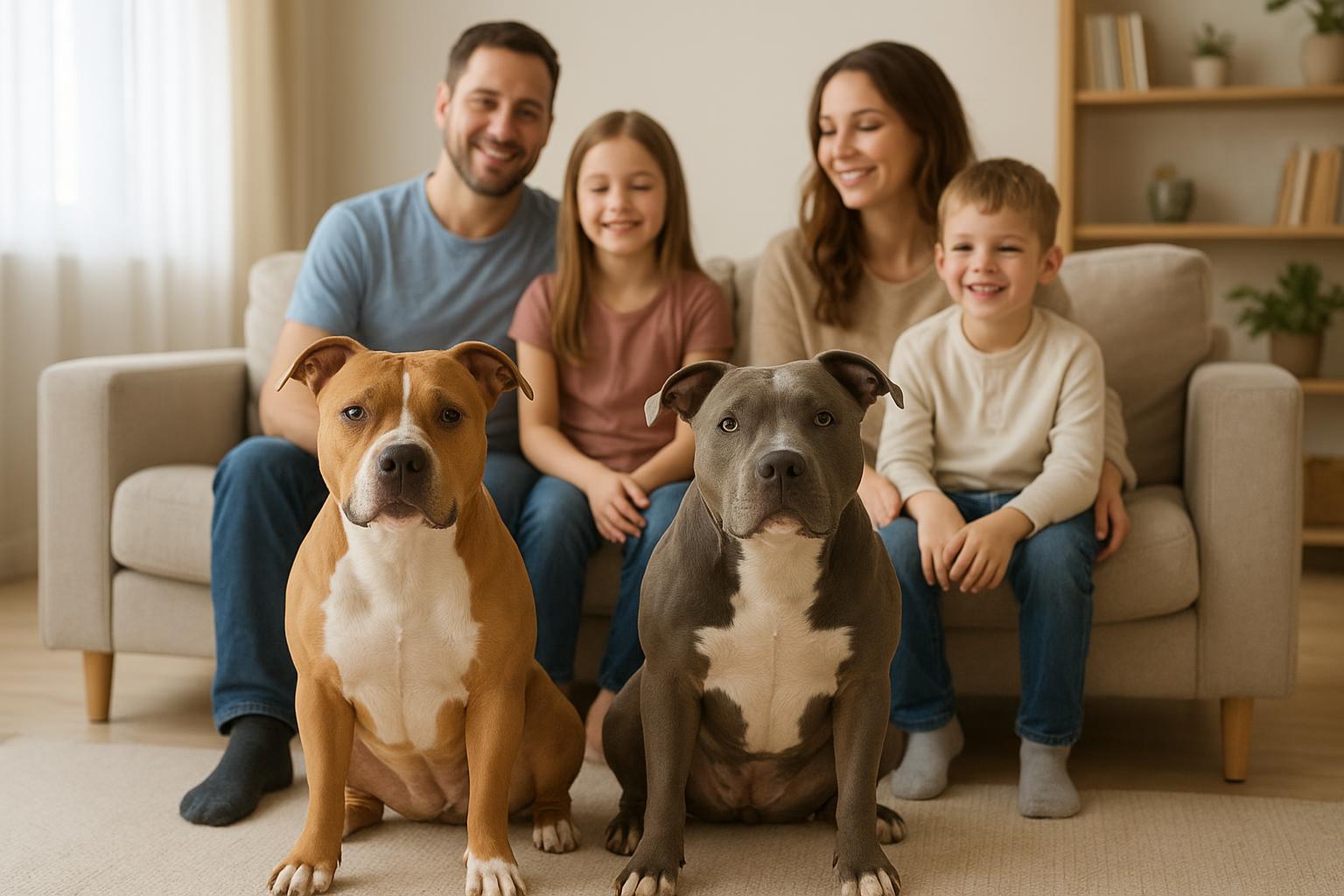 Pitbull, amstaff e simili: come gestire cani di tipo bull in famiglia