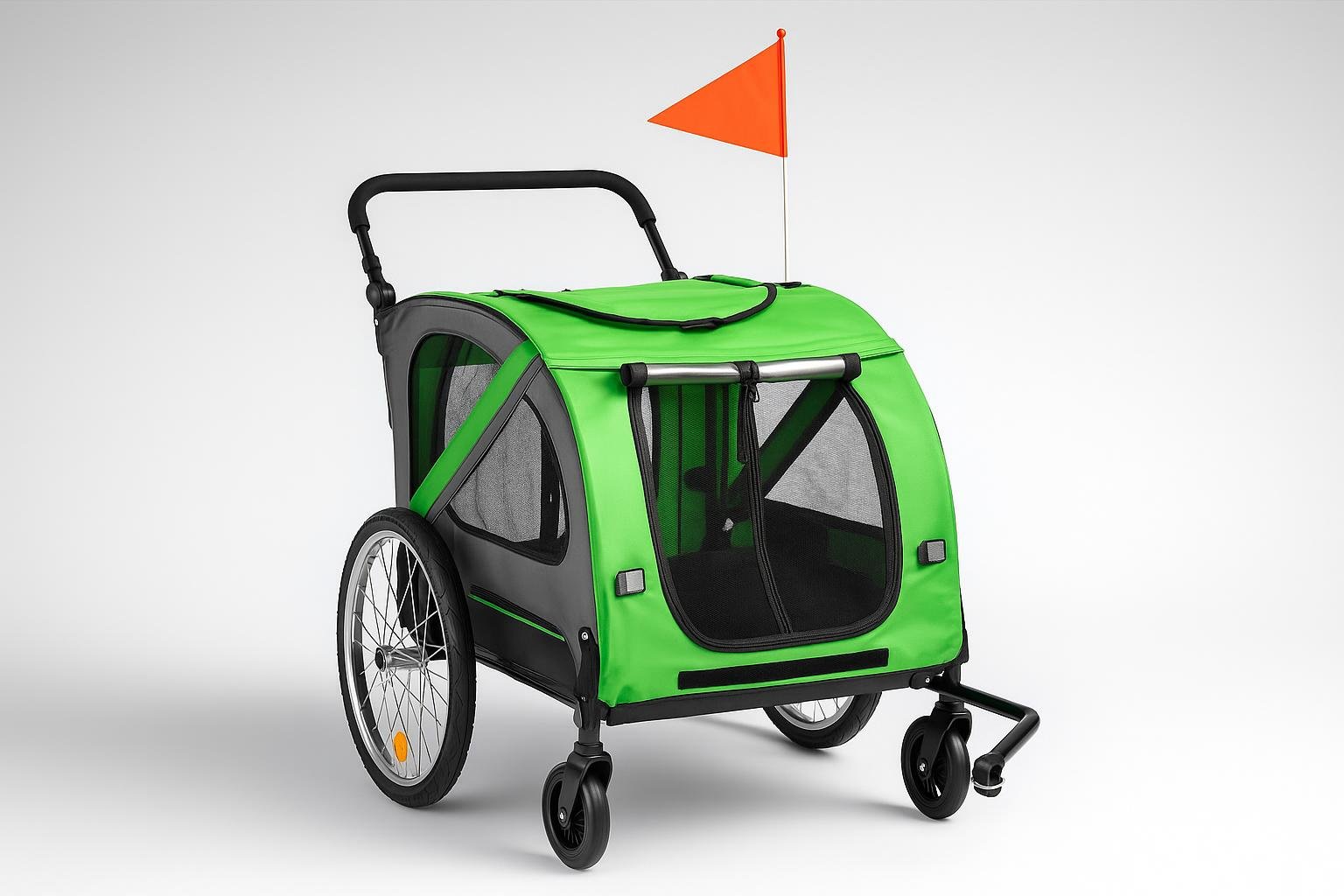 Rimorchio bici e passeggino PawHut 2 in 1 per cani: mobilità comoda in città e vacanza a prezzo speciale