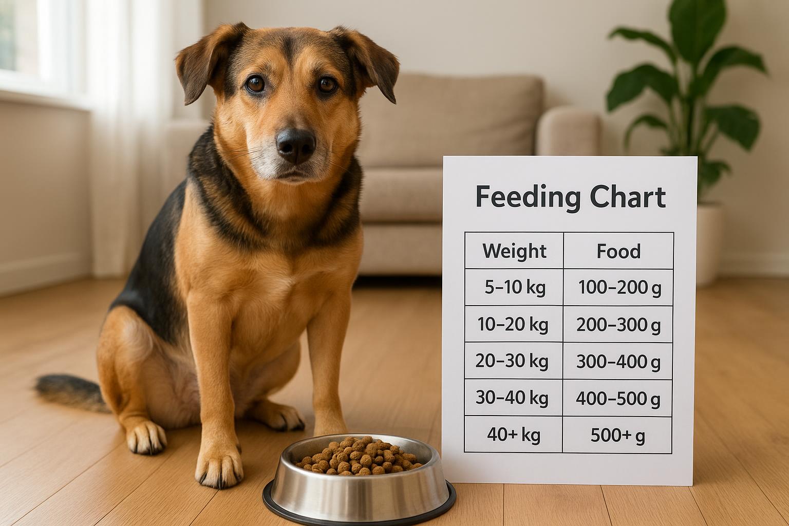 Tabella delle dosi di cibo per cani adulti: come adattarla a stile di vita e condizioni fisiche