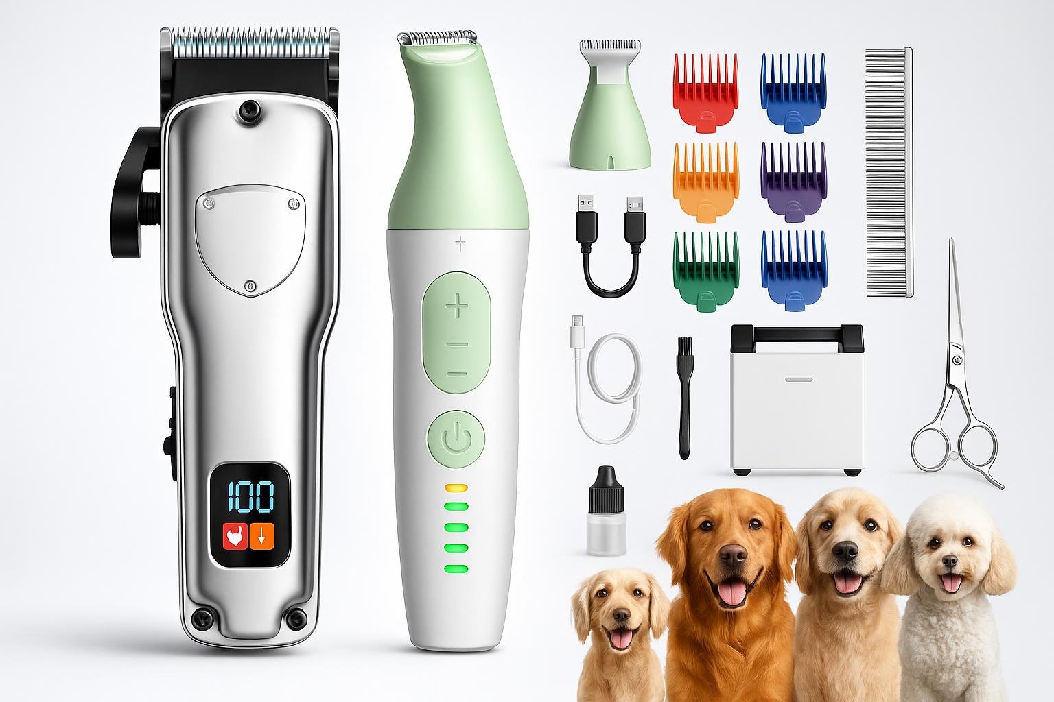 FuzzyFix tosatrice per cani 4-in-1 in offerta su Amazon, toelettatura completa e silenziosa a prezzo top