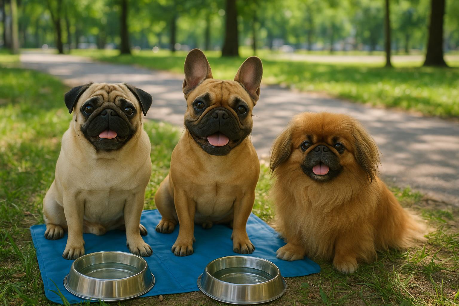 Cani brachicefali al caldo: rischi aggiuntivi per carlino, bulldog e pechinese
