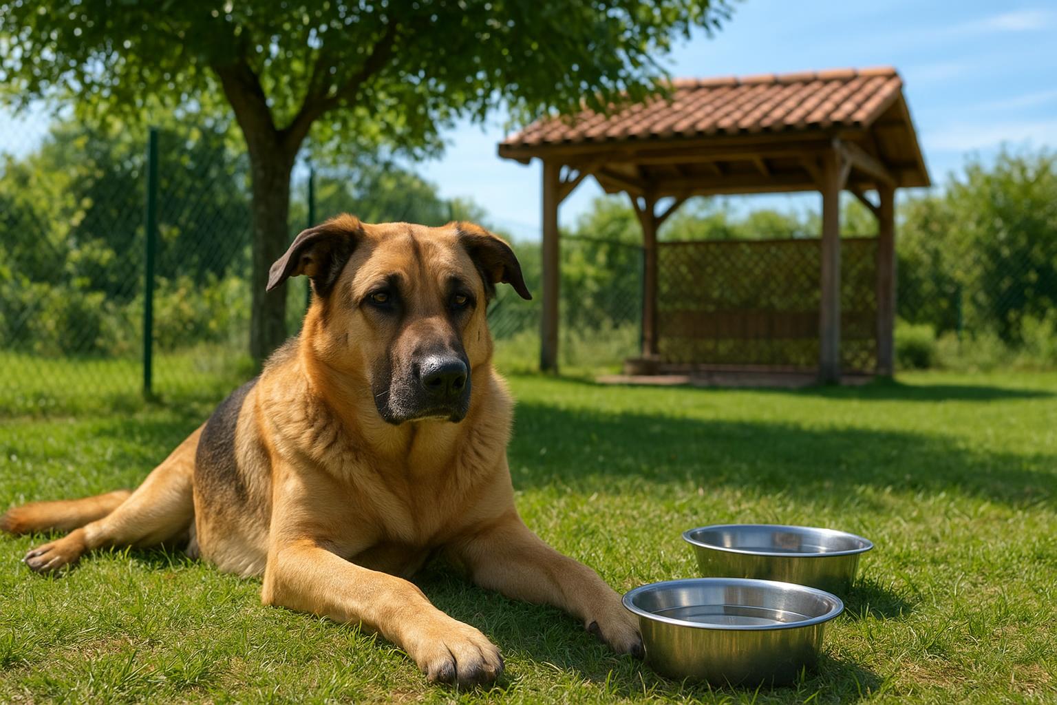 Cani da guardia e caldo: conciliare sicurezza e benessere in giardino
