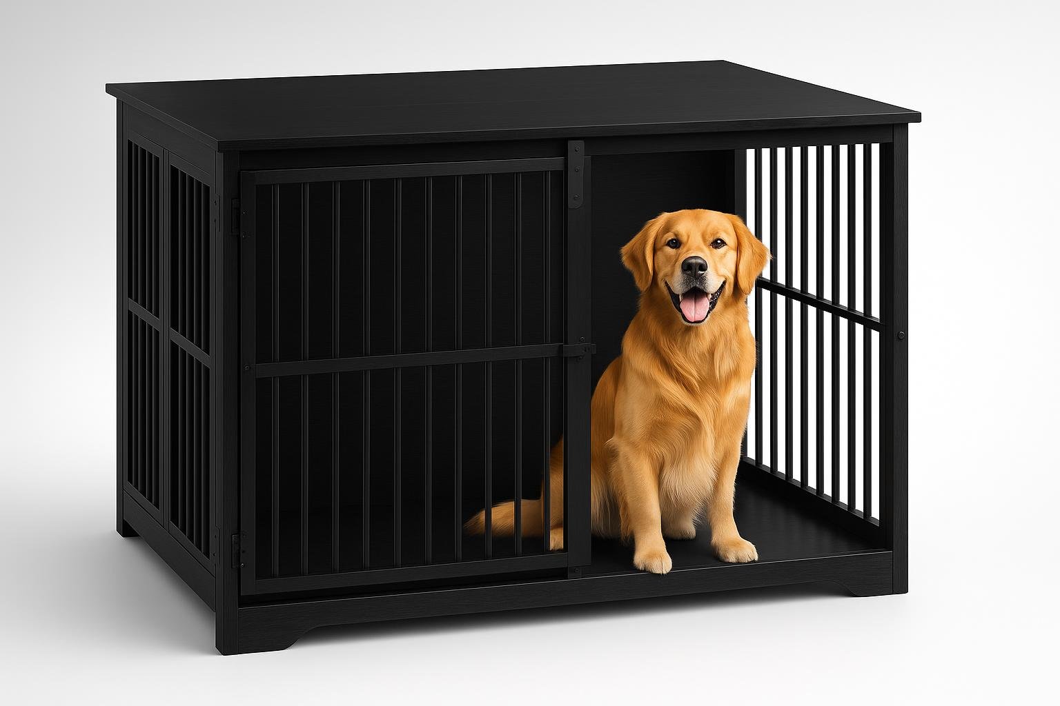 Hzuaneri gabbia per cani 110 cm: kennel-arredo moderno per cuccioli e cani di taglia media