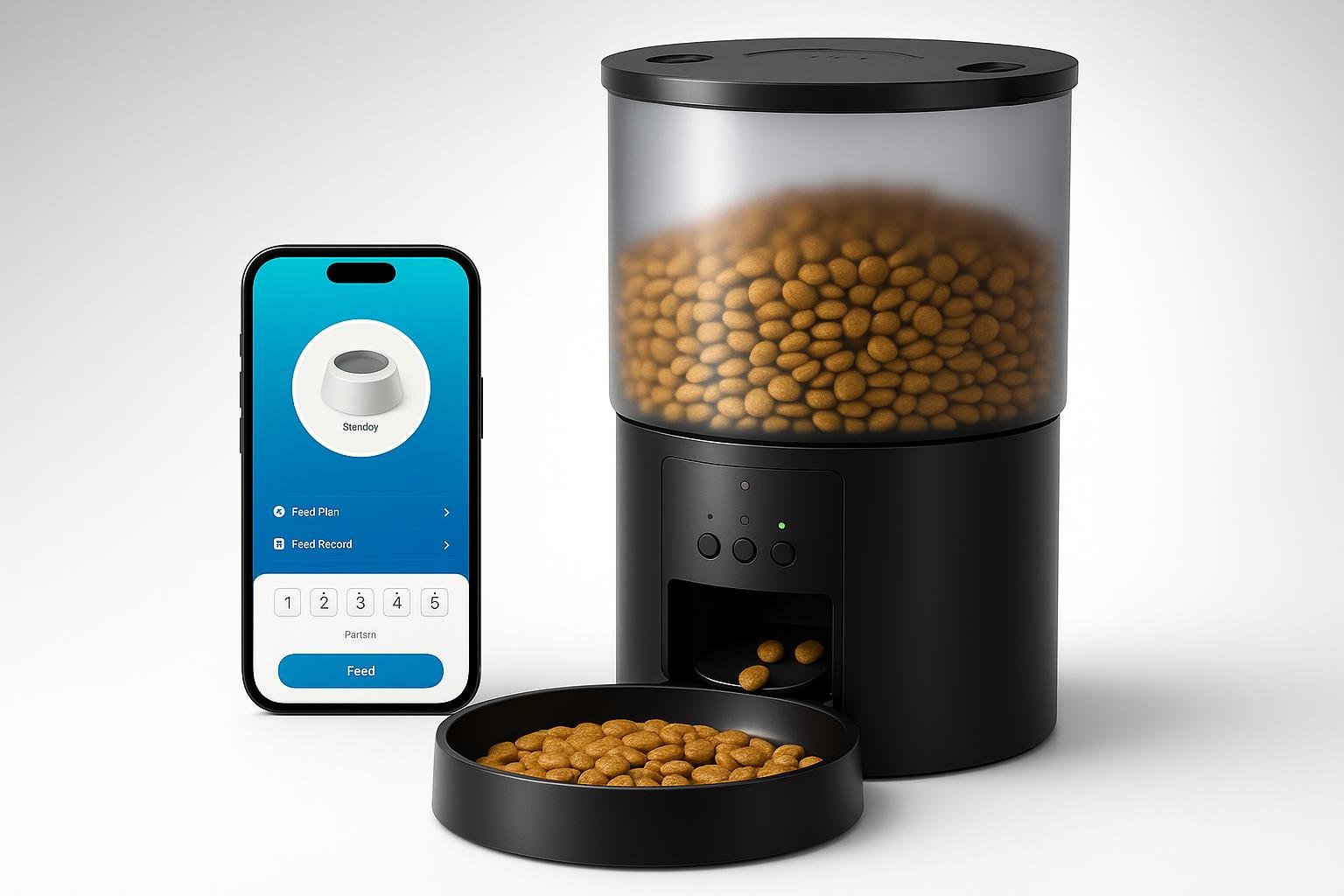 Distributore automatico di cibo 4L WiFi per gatti e cani, il mangime sempre puntuale grazie all’offerta Amazon