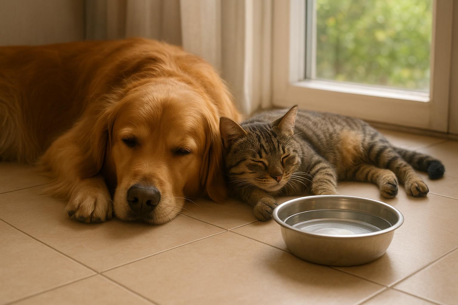 Estate e ritmi di sonno dei pet: quanto è normale che cane e gatto dormano di più