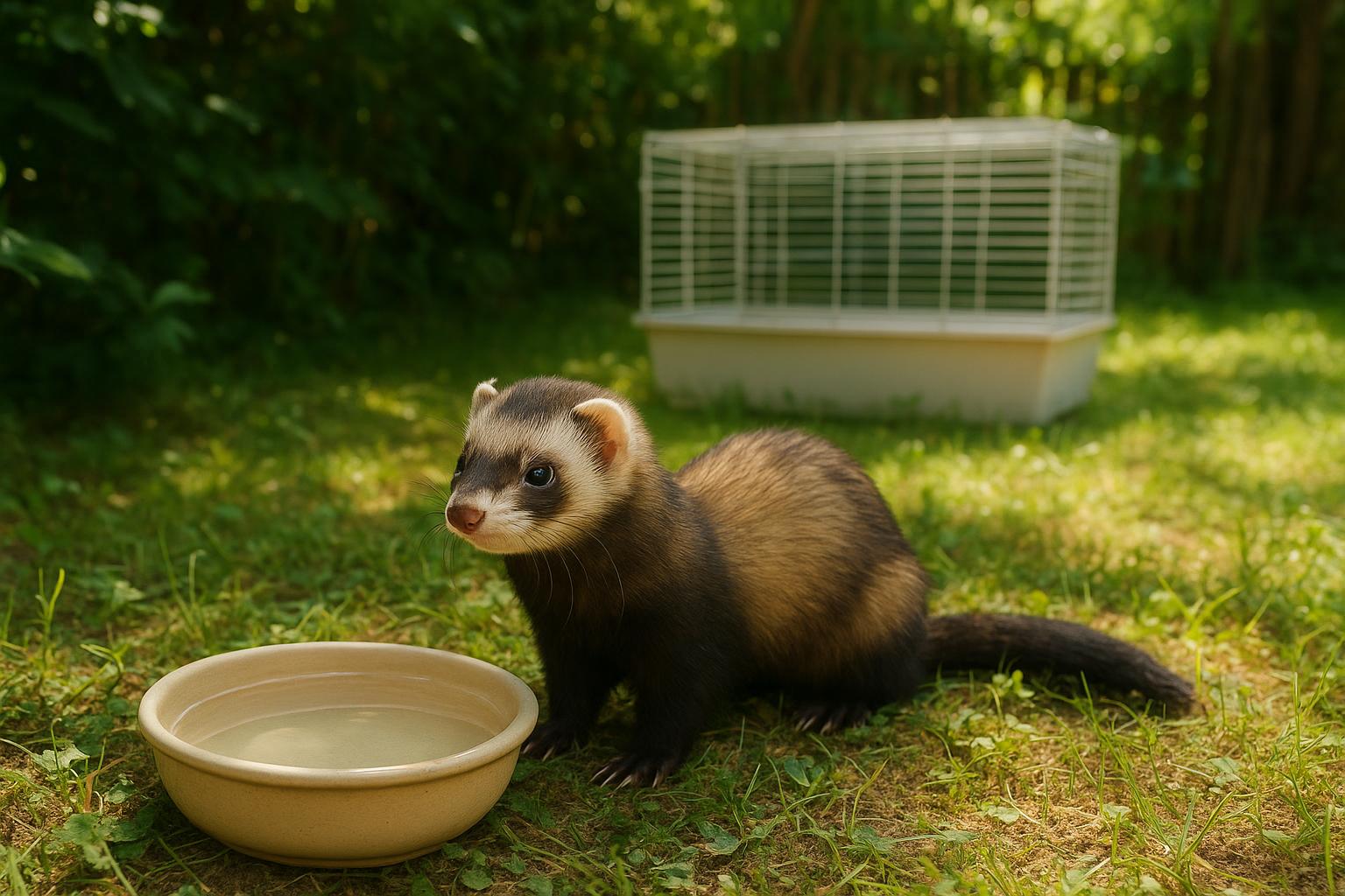 Furetti in estate: prevenire odori forti, colpi di calore e fughe in giardino