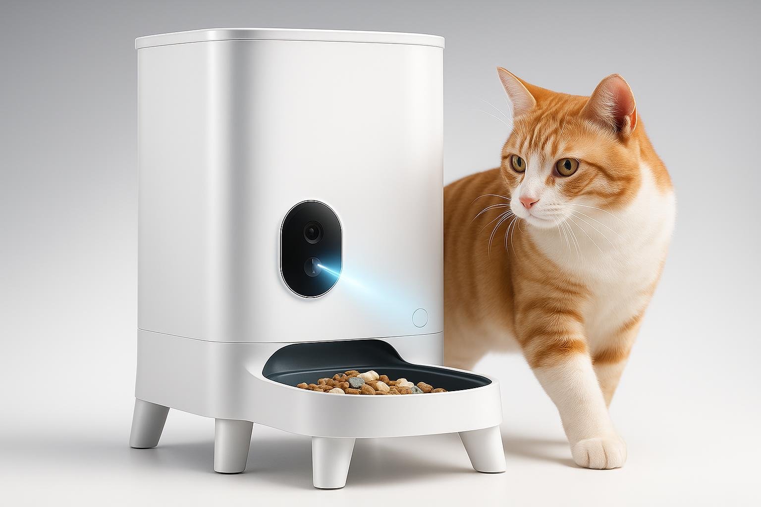 PETKIT YumShare Solo 2 distributore automatico per gatti con telecamera: gestione dei pasti e controllo da remoto