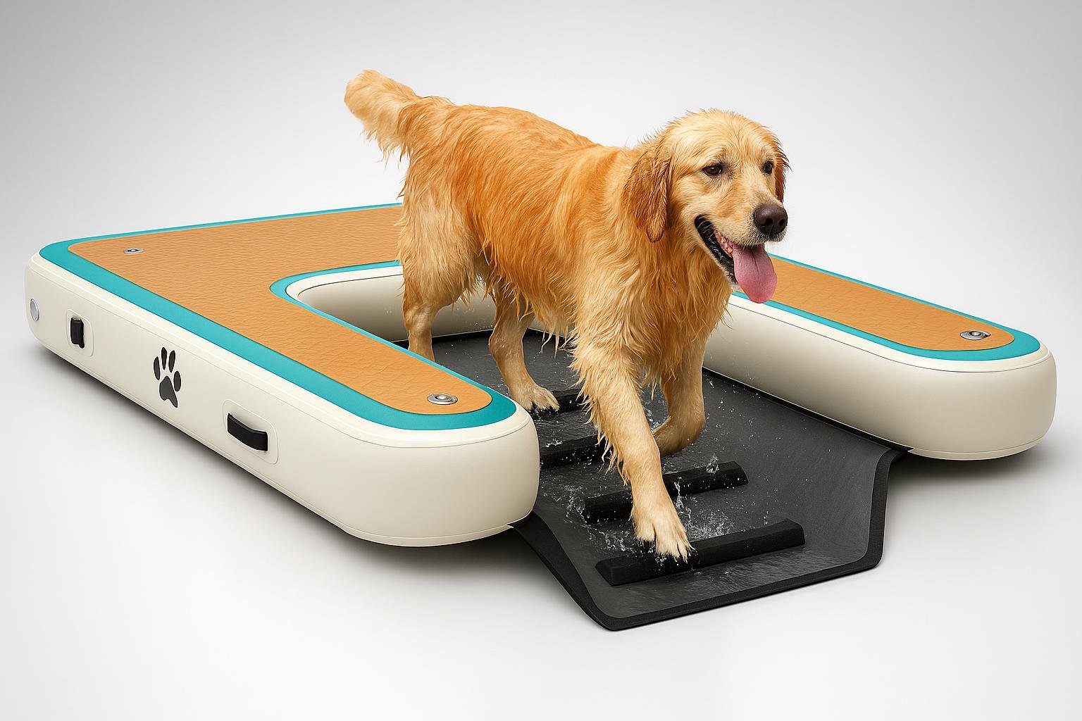 PawHut rampa gonfiabile XL per cani in piscina: piattaforma estiva sicura ora a prezzo ribassato