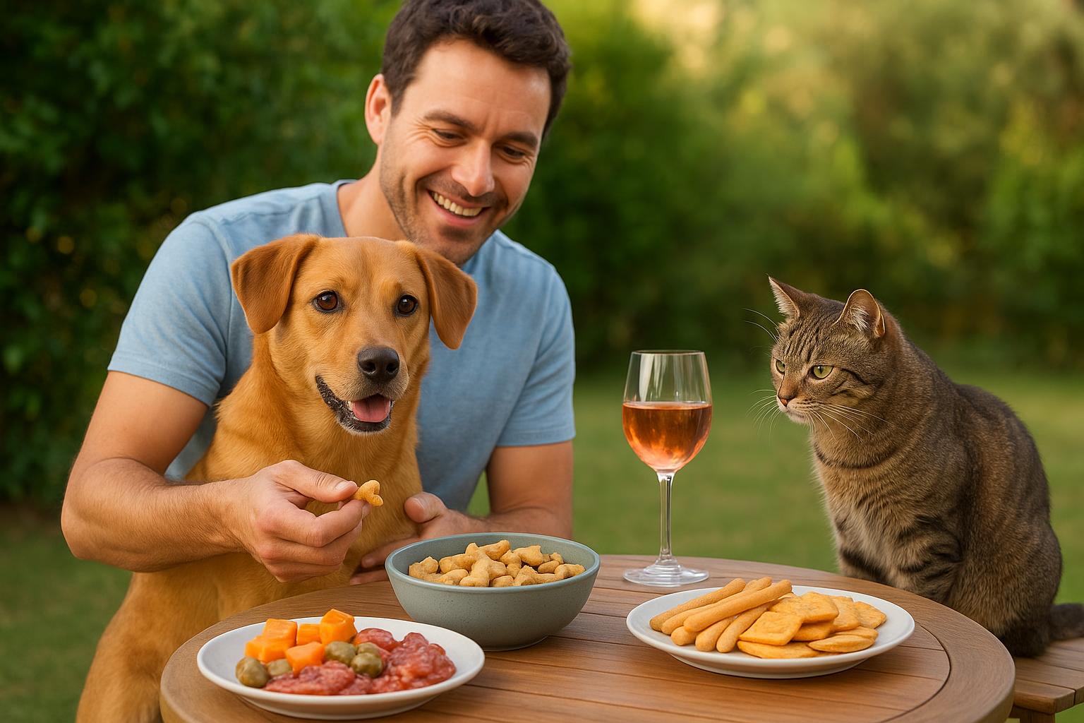 Estate, aperitivi e avanzo di cibo: come spiegare agli ospiti perché non devono offrire bocconi al pet