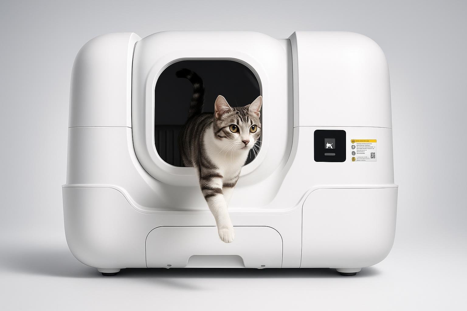QSMYUYE lettiera gatto autopulente 68L in offerta su Amazon: meno odori e più tempo libero