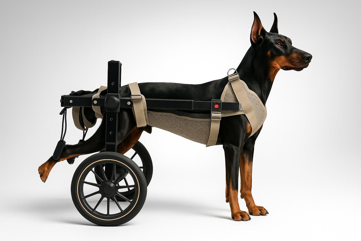 Sedia a rotelle XL per cani anziani o disabili: supporto alla mobilità posteriore in super offerta