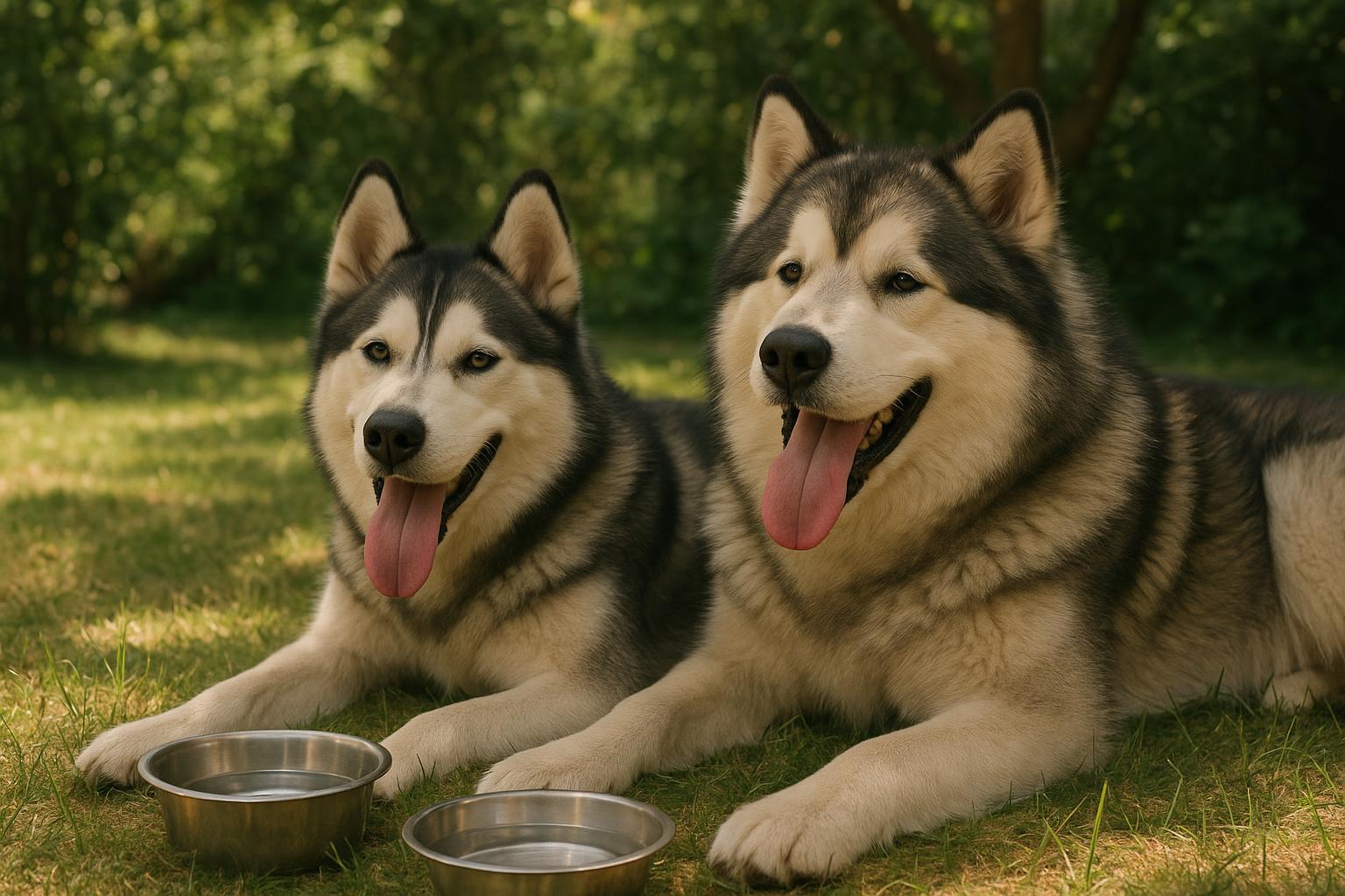 Cani da slitta fuori stagione: come gestire malamute e husky in estate