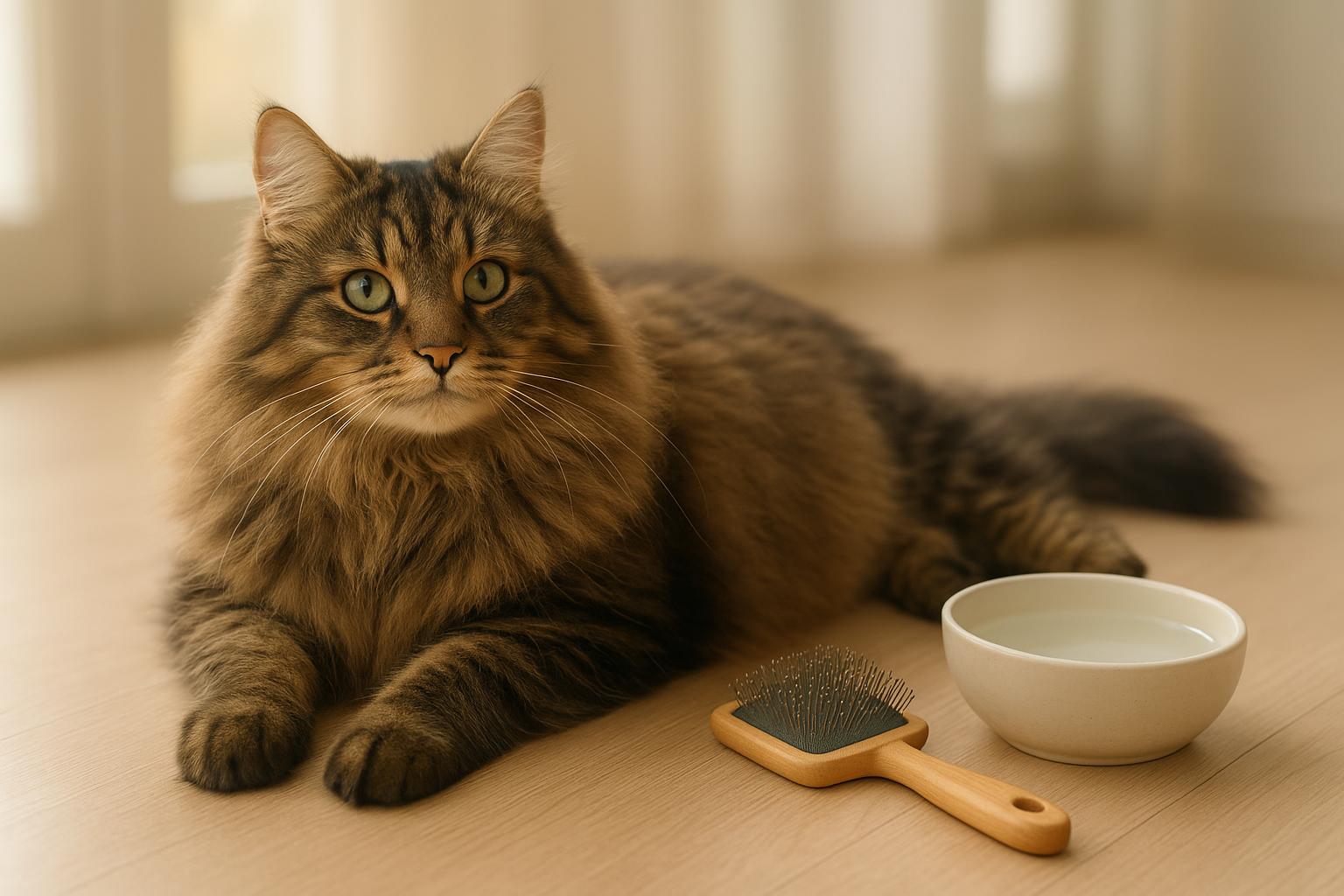 Gatti a pelo lungo e estate: quando ha davvero senso accorciare il mantello
