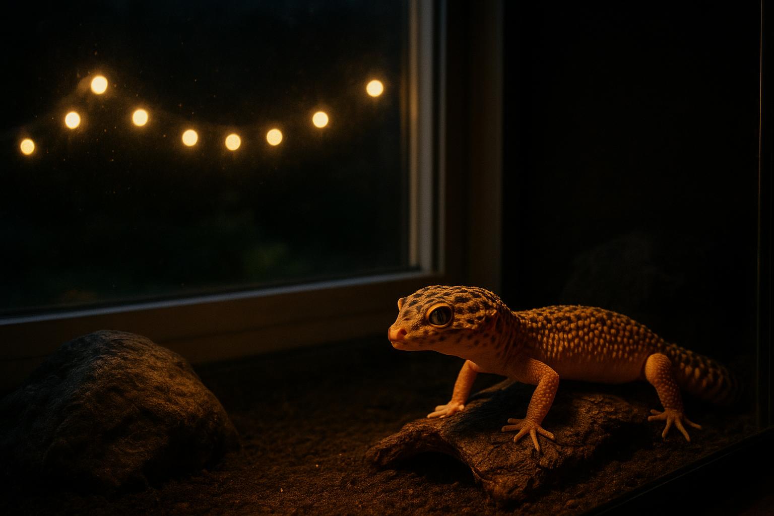 Gechi e luci notturne esterne: come le lampade da giardino influenzano i rettili in casa
