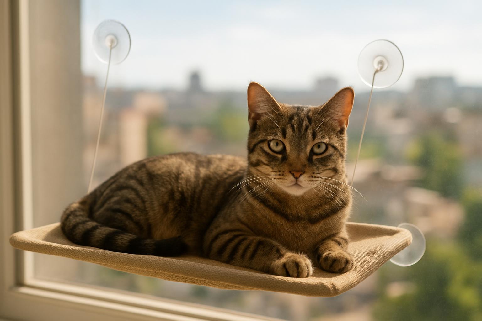 Cuscini da finestra per gatti: scegliere modelli sicuri per l’estate