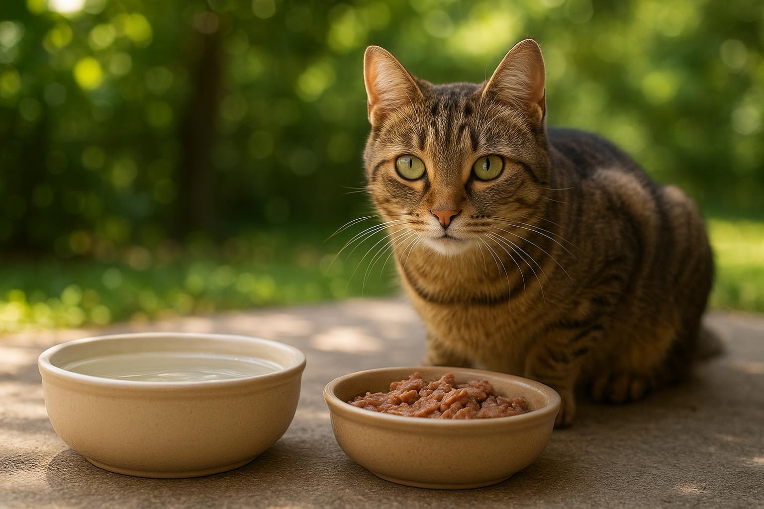 Gatto che rifiuta l’umido d’estate: come evitare disidratazione e squilibri nutrizionali
