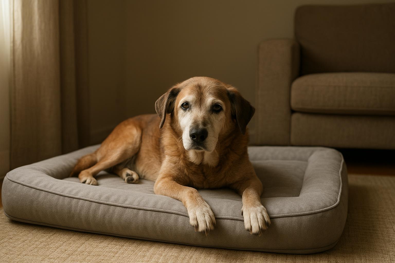 Lettini ortopedici per cani anziani: quando servono e come valutarli