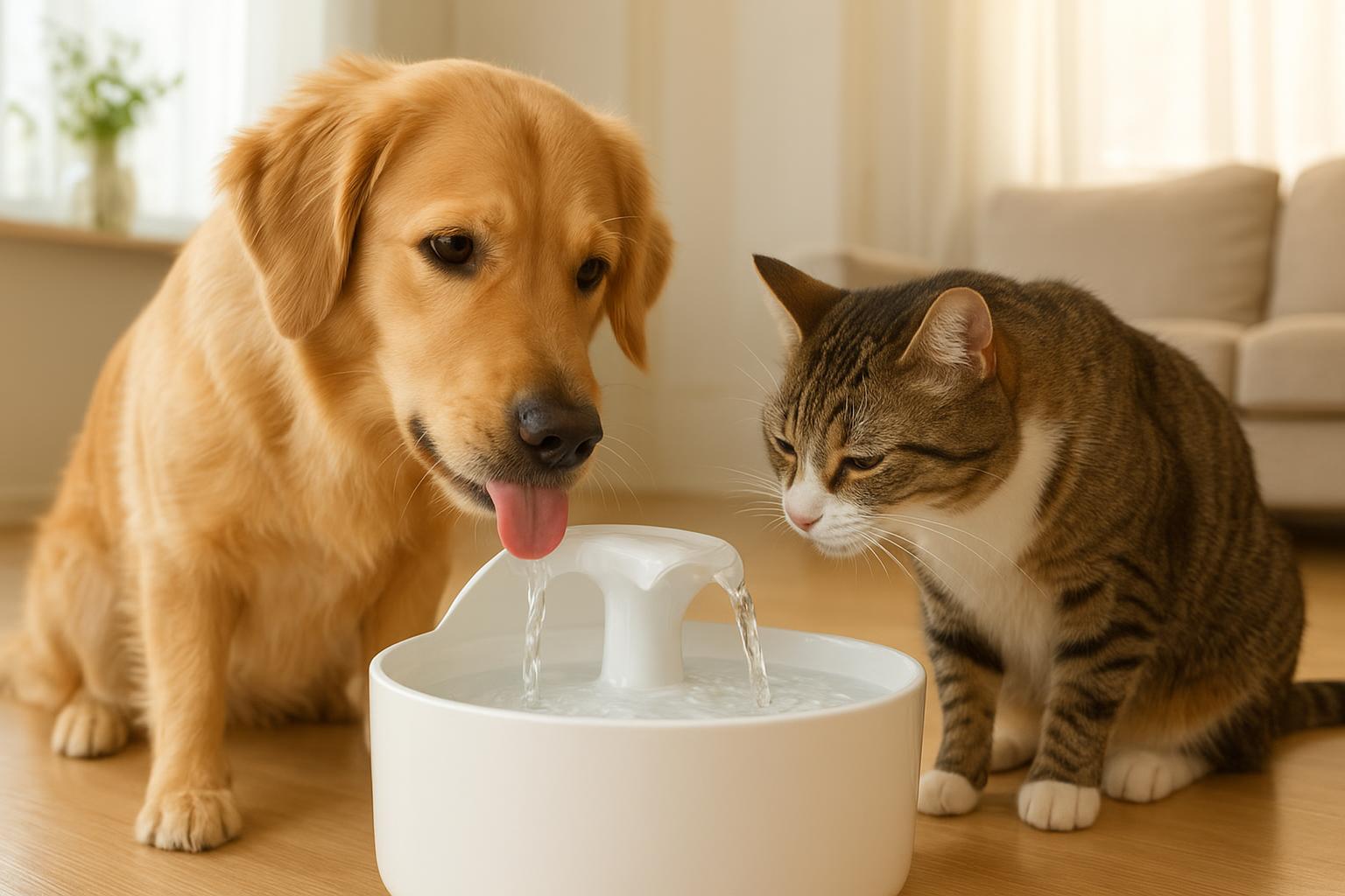 Distributori automatici di acqua per cani e gatti: quando possono fare la differenza