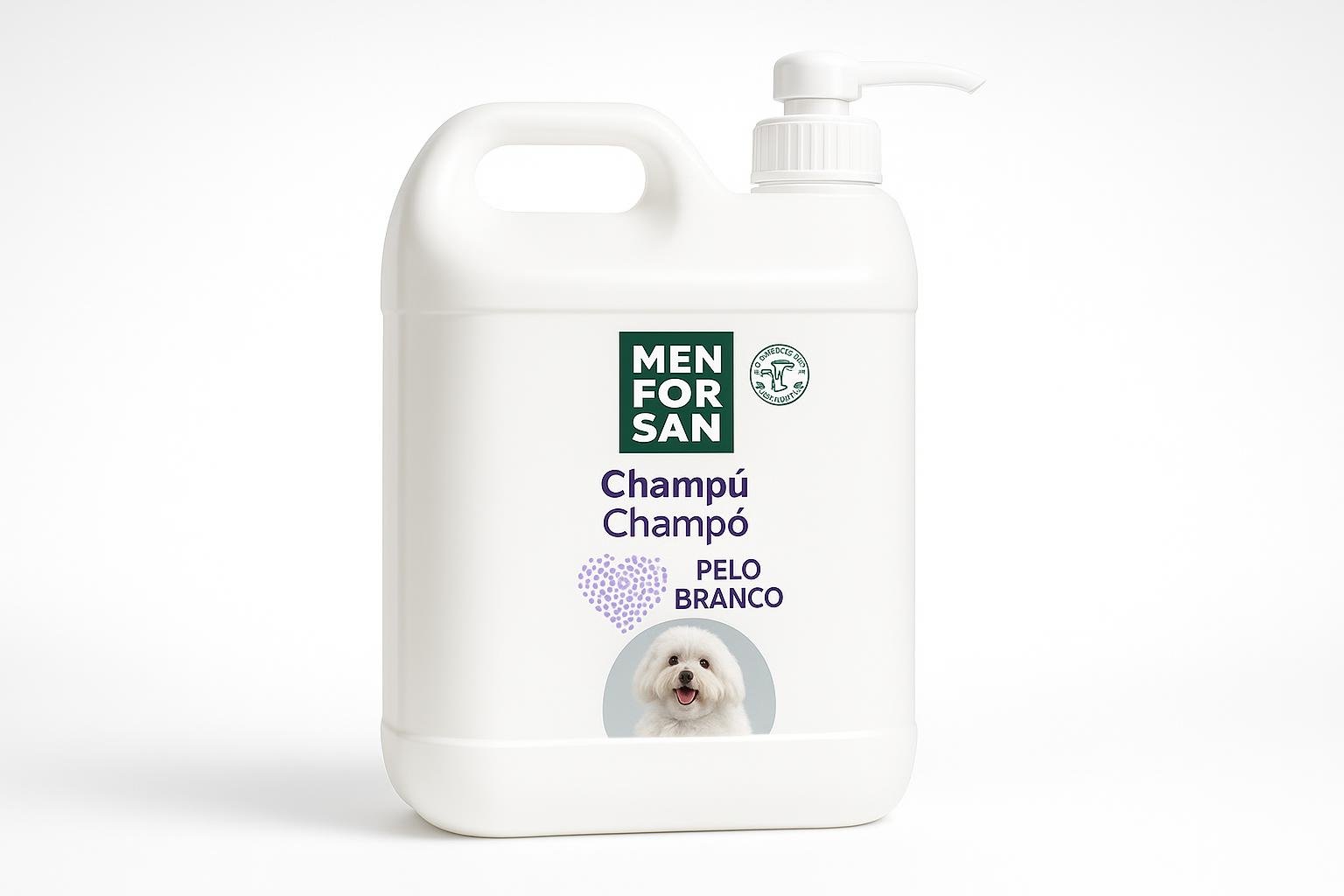 Shampoo Men for San per cani a pelo bianco da 5 L, formato professionale a prezzo ribassato su Amazon
