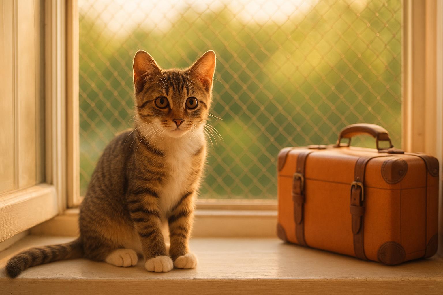 Gatto adottato in estate: gestione dell’inserimento tra finestre aperte e ferie