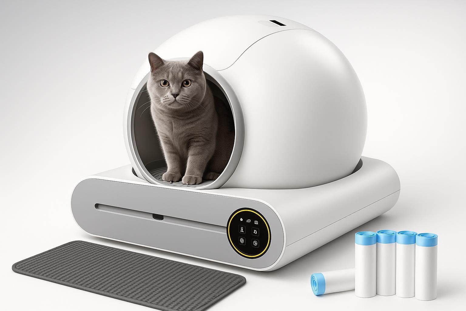 MewThink lettiera autopulente per gatti da 65 L: gestione smart per famiglie con più mici