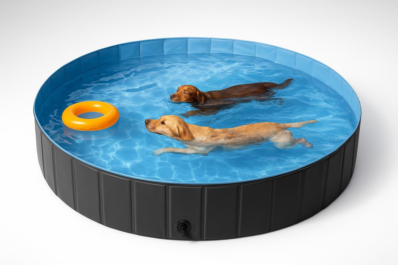 Yaheetech piscina pieghevole XXXL per cani e gatti, la vasca da giardino robusta e antiscivolo ora in promo su Amazon
