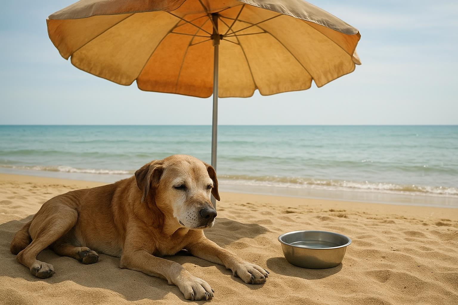 Cane anziano e ultimo mare: valutare se un viaggio estivo è davvero per lui