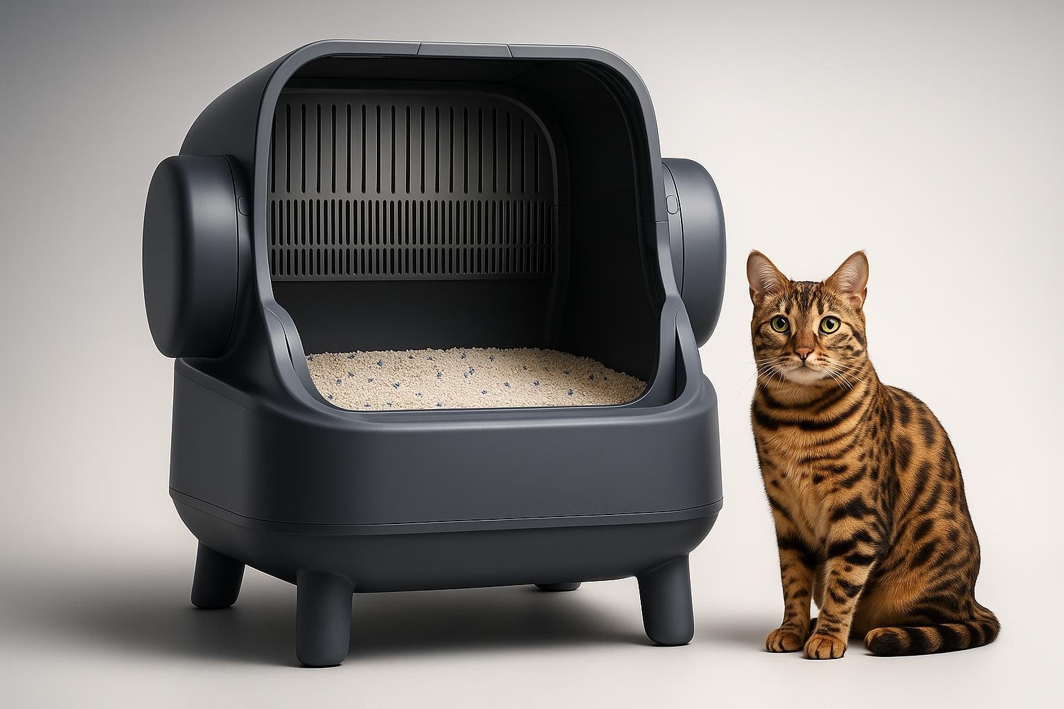Oneisall lettiera gatto autopulente XXL EaseClean in offerta su Amazon: gestione smart per più gatti
