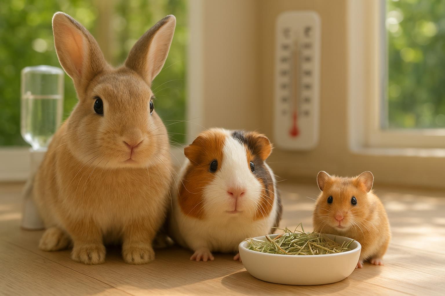 Bilancio del primo mese estivo per piccoli pet: conigli, cavie e criceti sotto osservazione