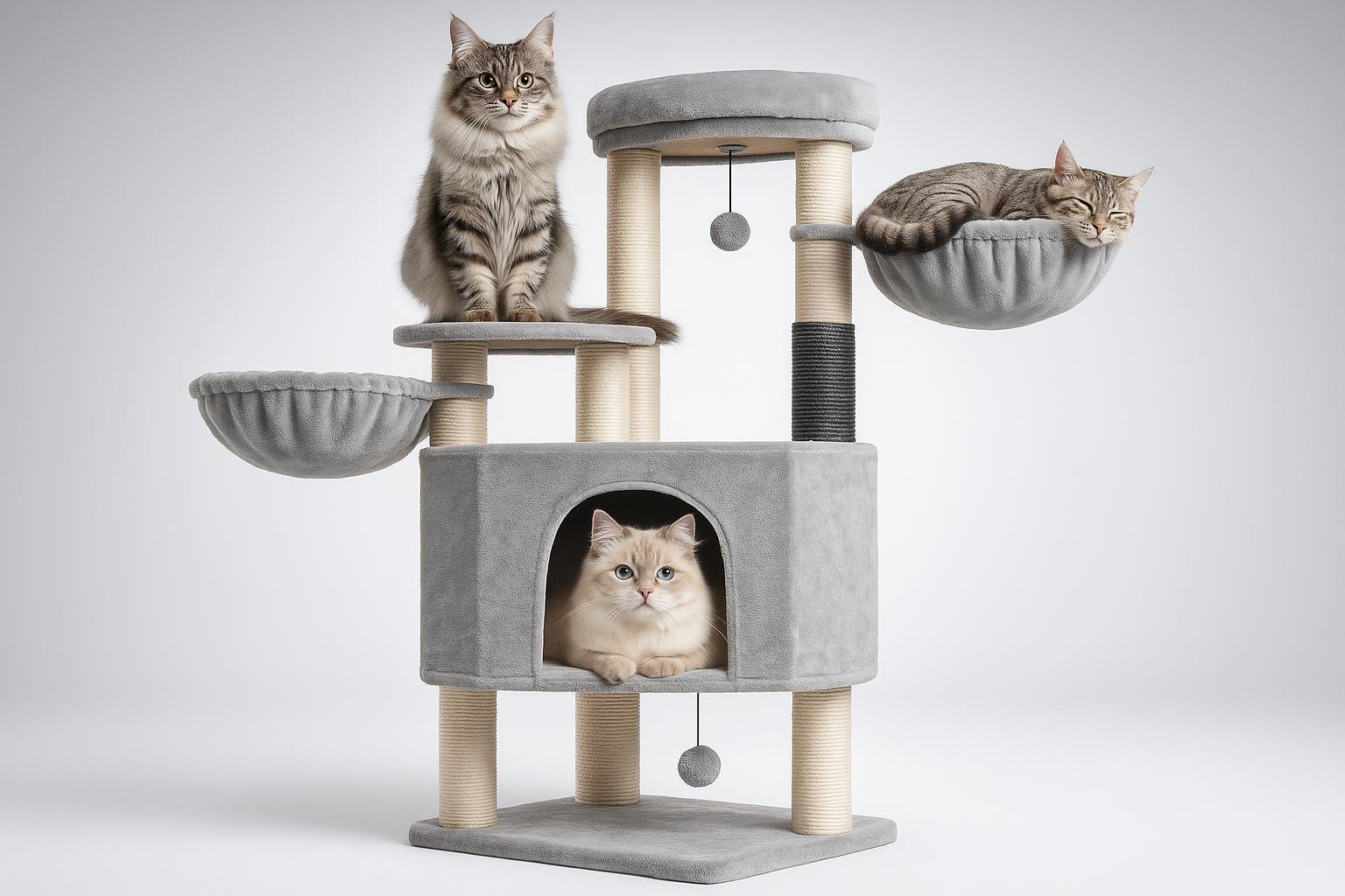 Yaheetech tiragraffi grande per gatti di grossa taglia in offerta su Amazon: comfort e stabilità extra
