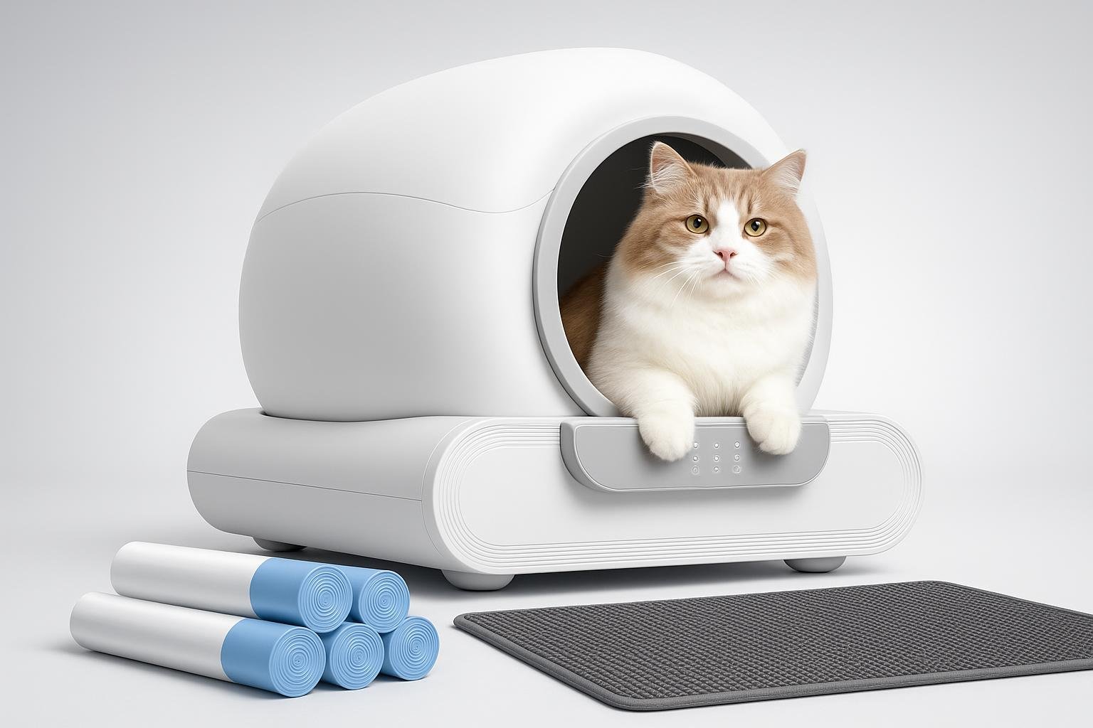 XQDKoon lettiera automatica per gatti con app e monitoraggio sanitario, il modello hi-tech in promozione su Amazon