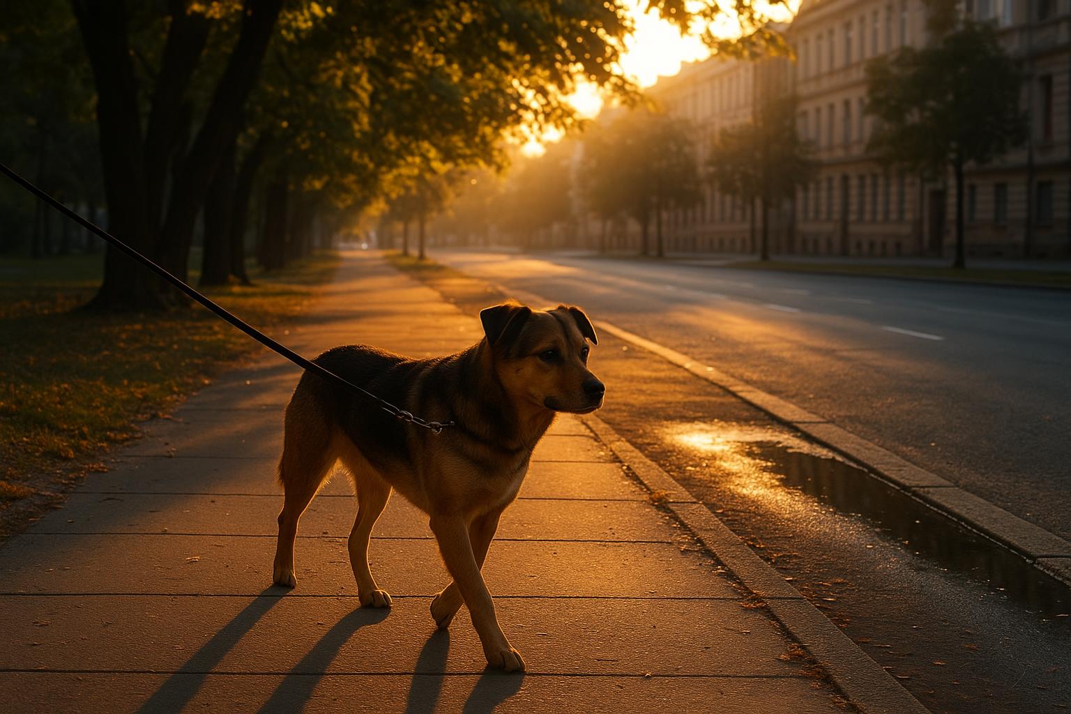 Cani e caldo in città: come organizzare passeggiate all’alba e dopo il tramonto