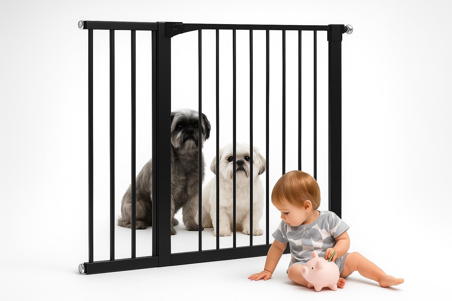 COMOMY cancelletto extra alto per cani: sicurezza per scale e porte in casa
