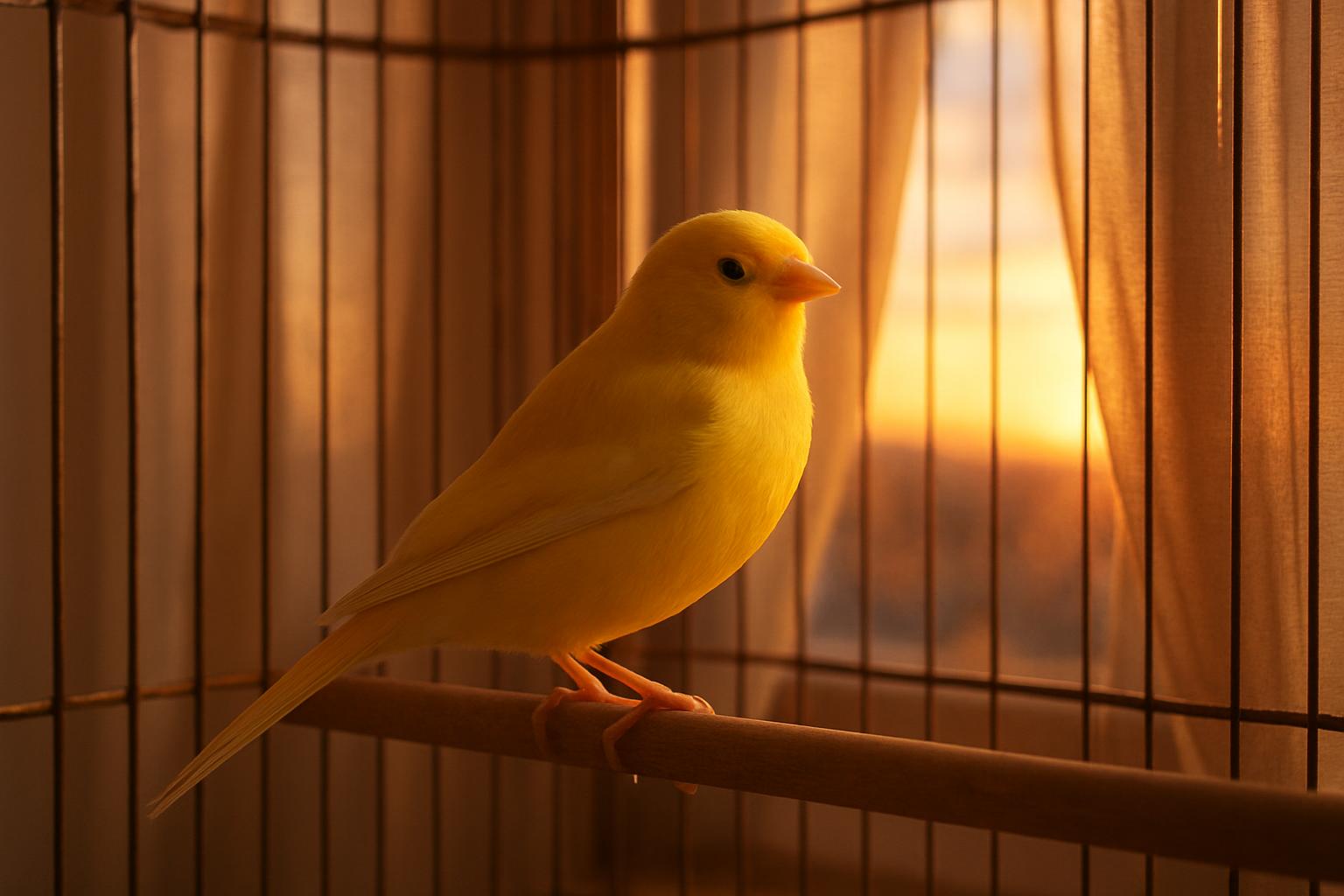 Canarini e luce fino a tardi: evitare sovrastimolazione nella bella stagione