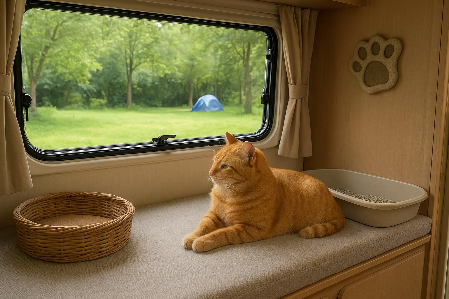Vivere in campeggio fisso con il gatto: è davvero una buona idea?
