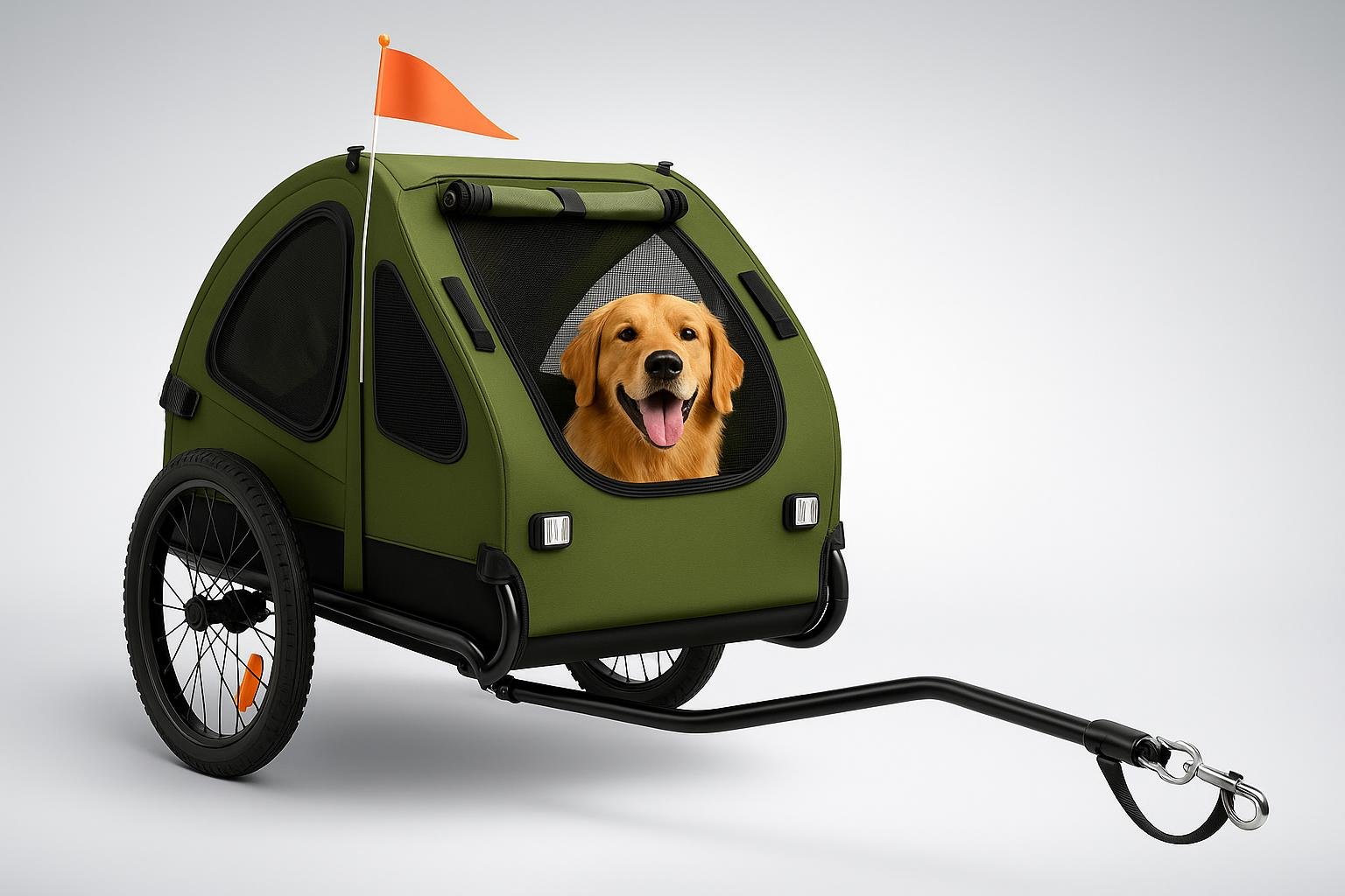 Rimorchio per cani KESSER 2 in 1 in super offerta: bici e passeggiate più sicure con il tuo pet