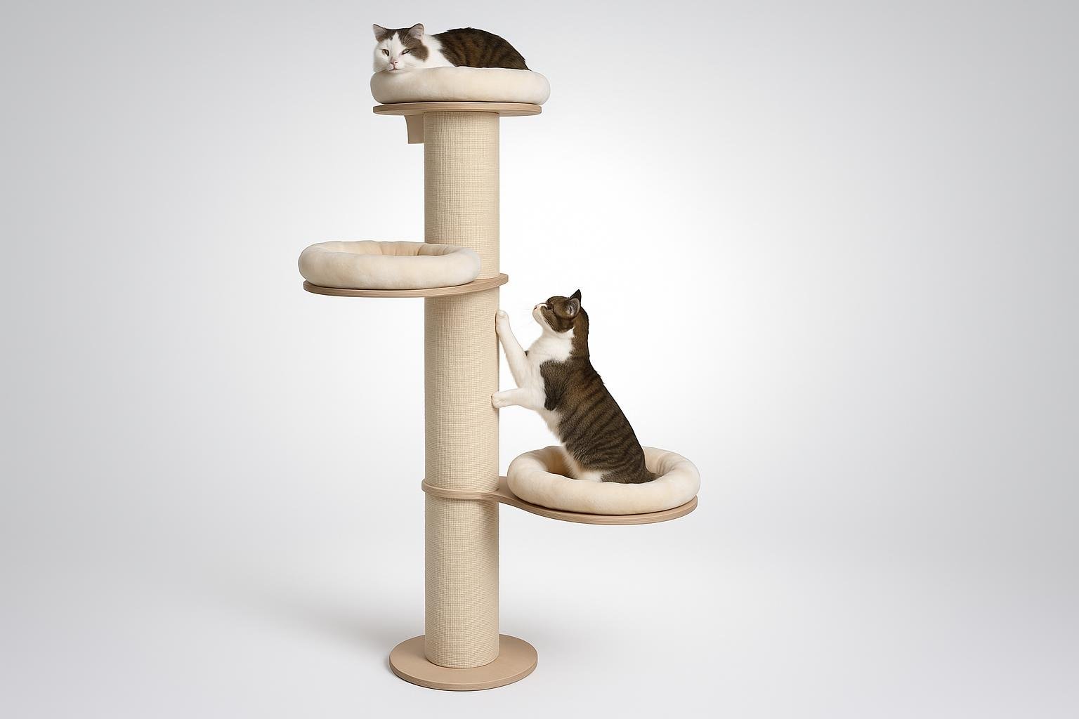 Kerbl Dolomit Tower, maxi tiragraffi da 187 cm per gatti arrampicatori in offerta su Amazon