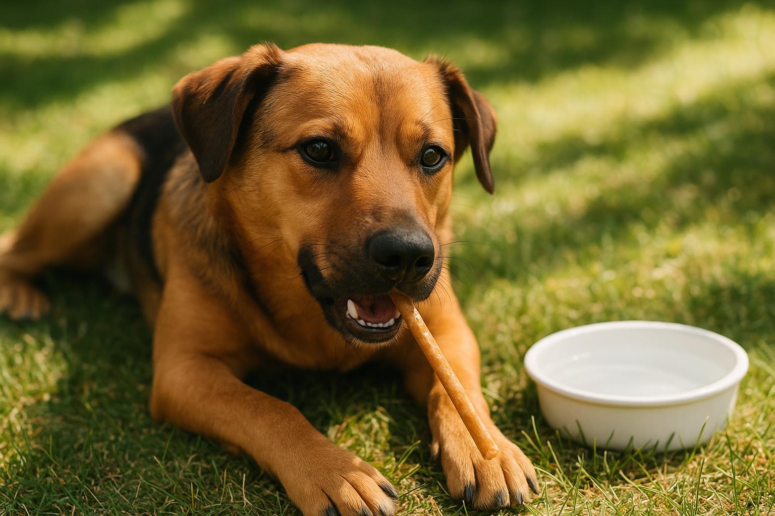 Snack masticabili per cane in estate: preferire consistenze leggere e poco grasse