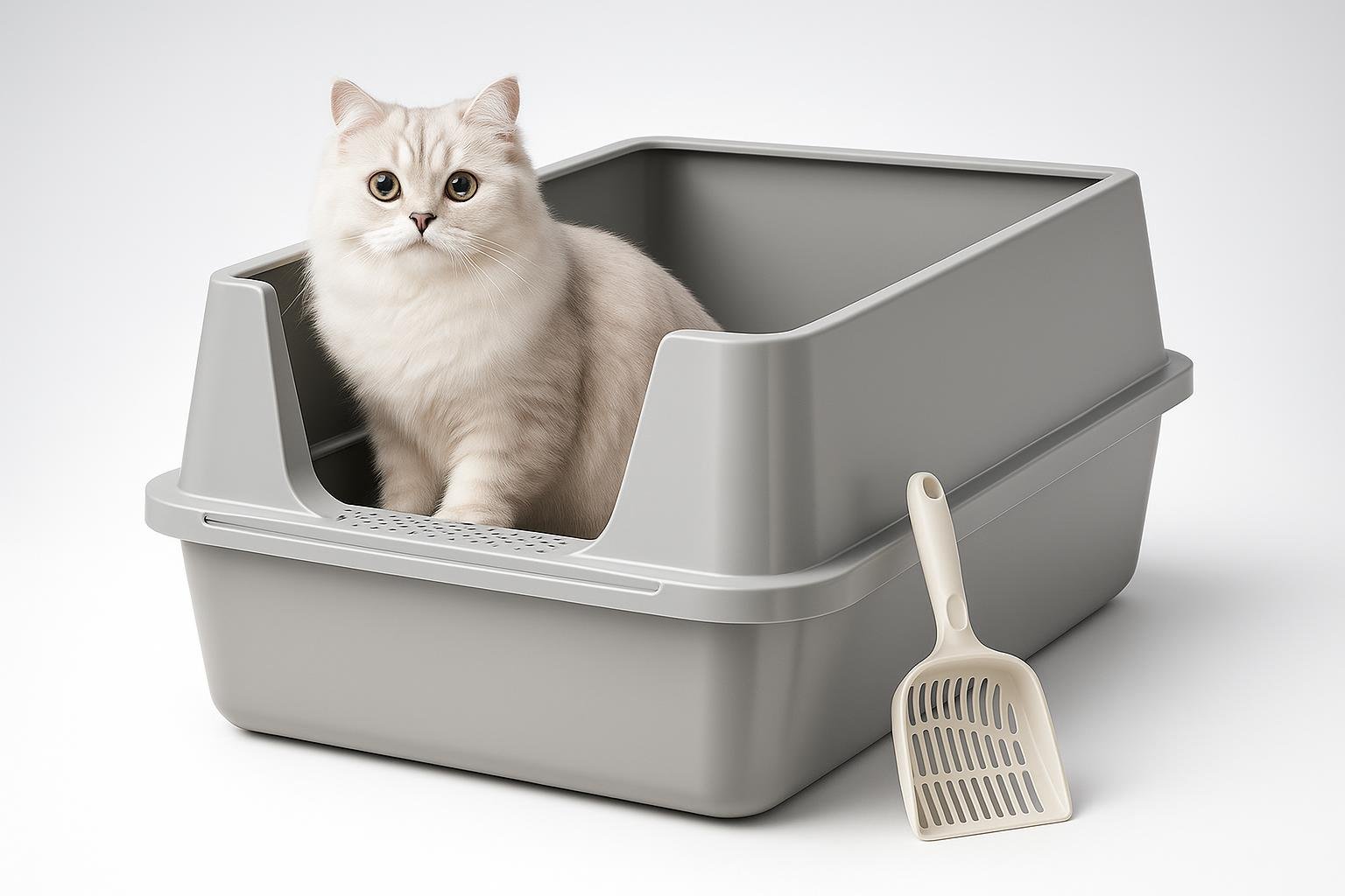 Fobyfurny lettiera in acciaio XXL per gatti, soluzione robusta ora in sconto