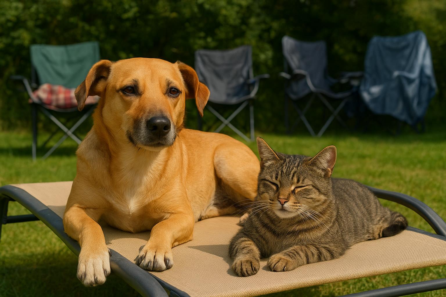 Sedie da campeggio e sdraio a prova di unghie: scegliere tessuti resistenti ai pet