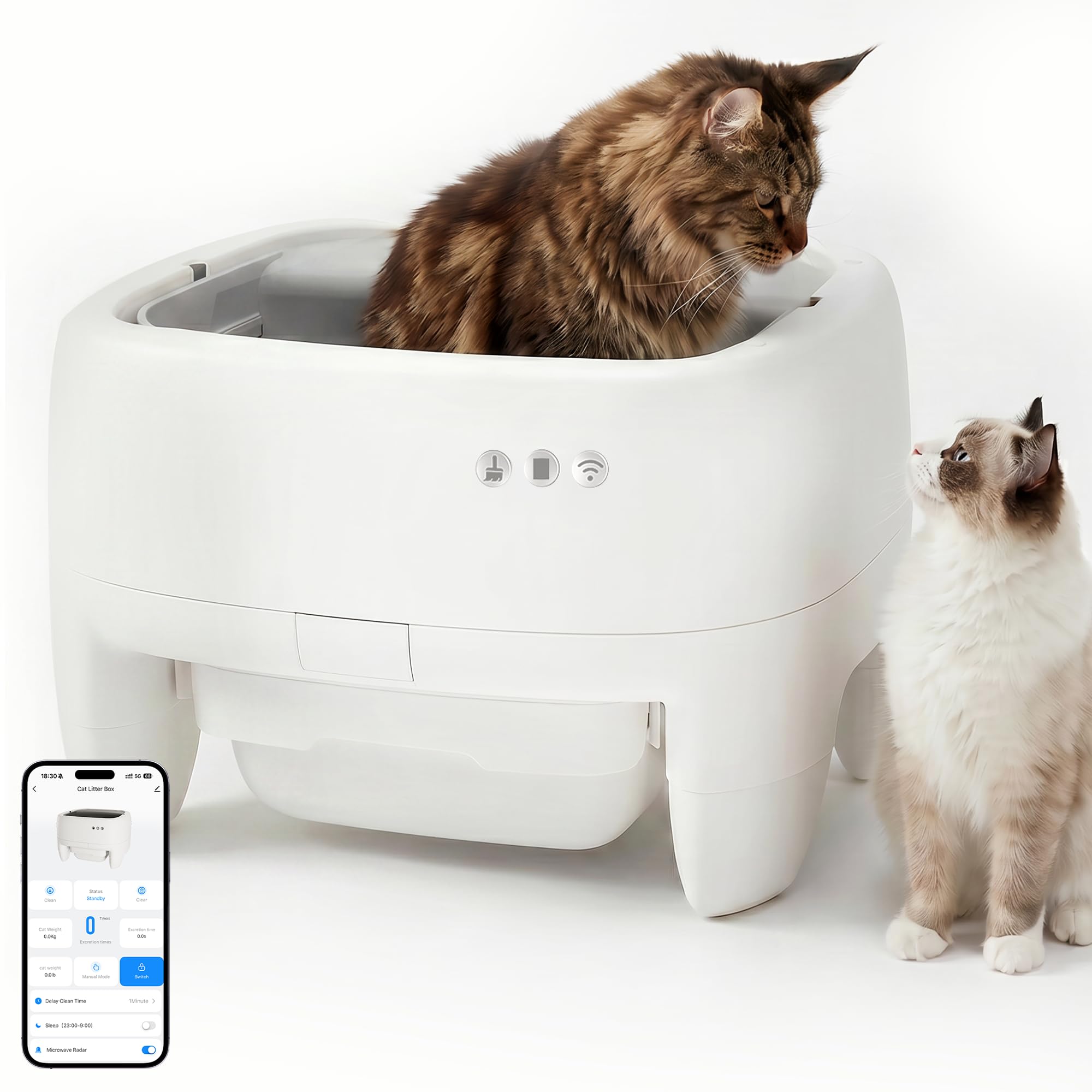 Devoko lettiera autopulente XXL per gatti grandi, in offerta su Amazon per una casa più pulita