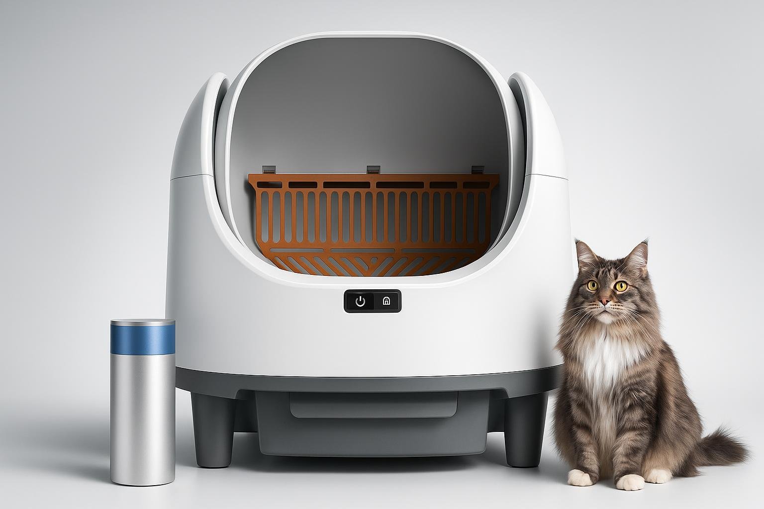 Lettiera gatto autopulente 68L con app, una soluzione maxi per chi ha più mici in offerta su Amazon