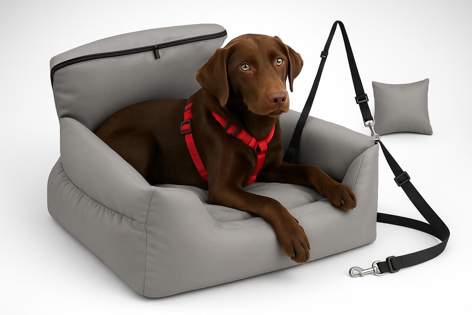 Seggiolino auto per cani tectake imbottito: sicurezza e comfort in viaggio a prezzo ribassato
