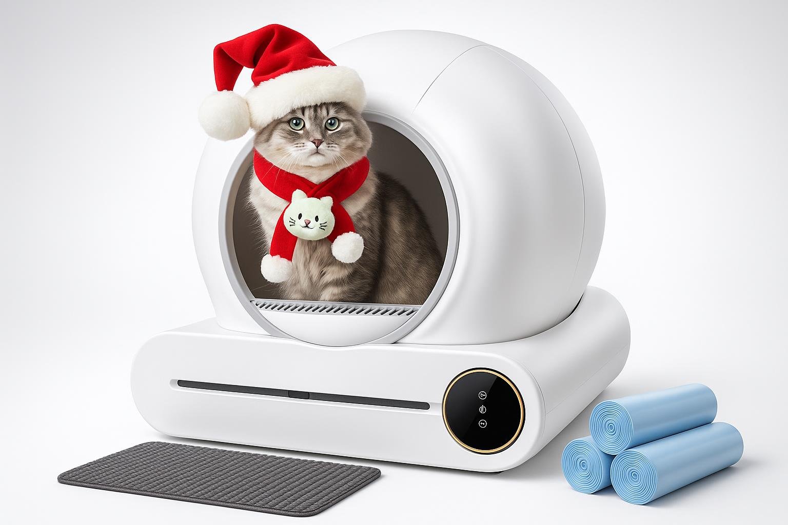Lettiera autopulente PGDSGA da 65 litri in sconto: gestione smart per case con più gatti