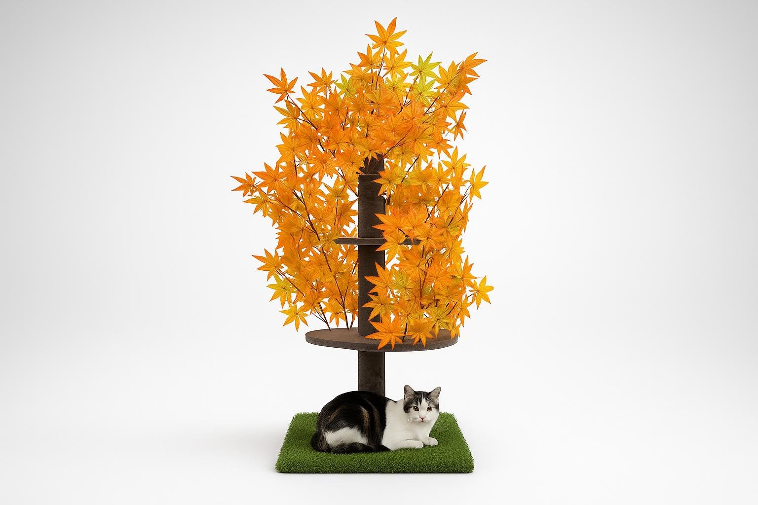 Albero per gatti con foglie 160 cm, tiragraffi scenografico in offerta su Amazon