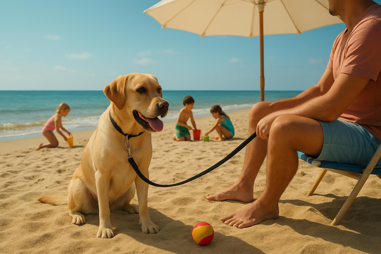 Cani che rubano giochi ai bambini in spiaggia: prevenire conflitti e figuracce