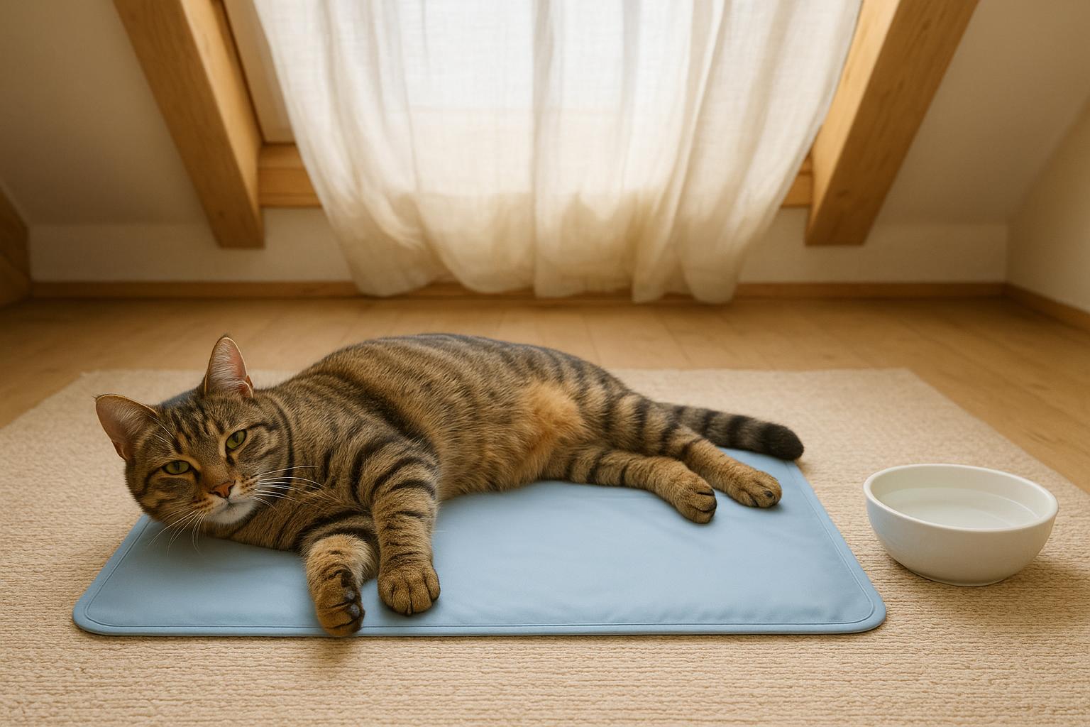 Gatto e caldo in mansarda: come creare zone fresche anche senza climatizzatore