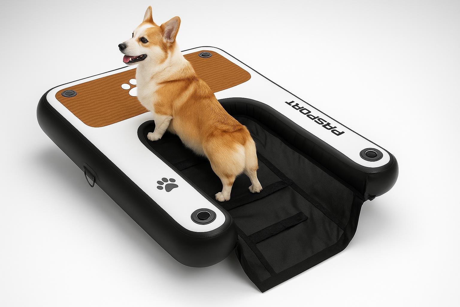Rampa gonfiabile per cani per piscine e barche, accesso in acqua facile e sicuro in offerta su Amazon